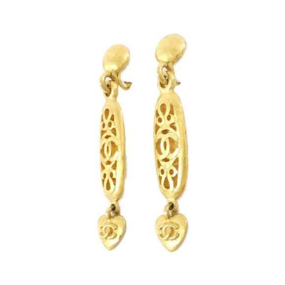 Chanel – Tassel Drop CC Stud Earrings, a gold-plated  CHANEL Gold Earrings